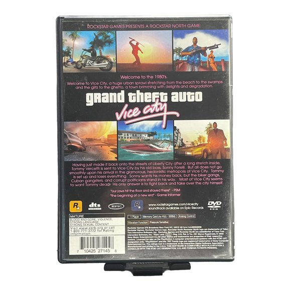Grand Theft Auto: Vice City - Sony PlayStation 2‎ PS2 With Manual No Map - Picture 2 of 3